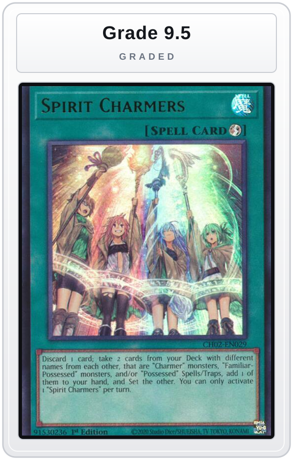 Graded - Spirit Charmers — Grade 9.5 graded overlay
