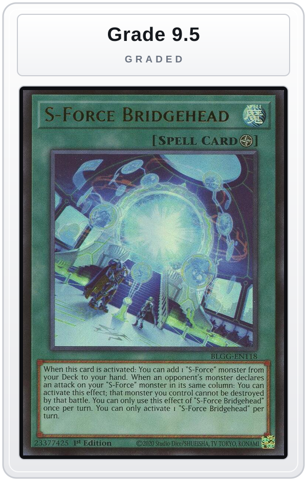 Graded - S-Force Bridgehead — Grade 9.5 graded overlay