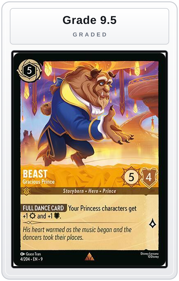 Graded - Beast - Gracious Prince — Grade 9.5 graded overlay