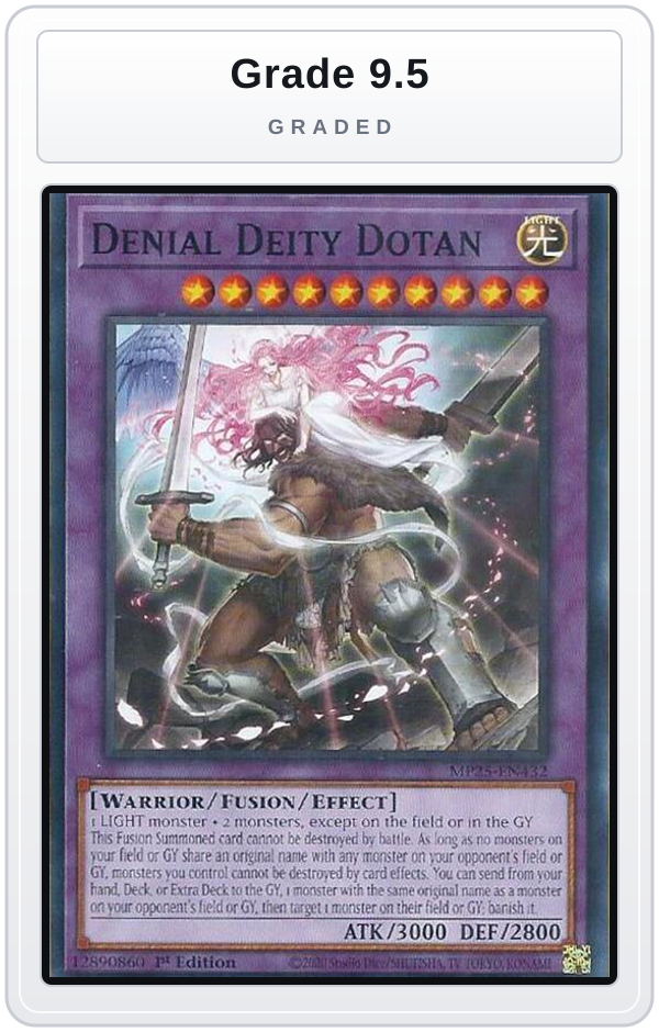 Graded - Denial Deity Dotan — Grade 9.5 graded overlay