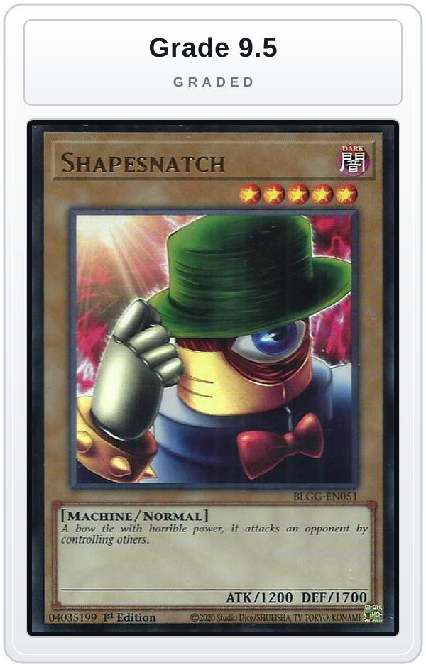 Graded - Shapesnatch — Grade 9.5 graded overlay