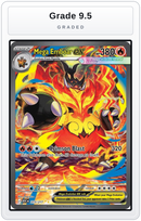Graded - Mega Emboar ex - 273/217 — Grade 9.5 graded overlay