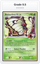 Graded - Butterfree FB — Grade 9.5 graded overlay