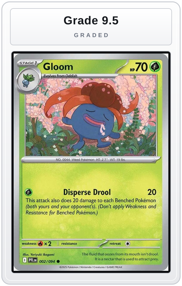 Graded - Gloom — Grade 9.5 graded overlay
