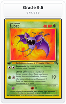 Graded - Zubat — Grade 9.5 graded overlay