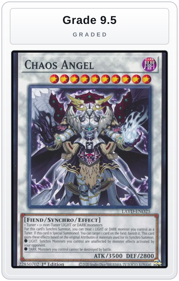 Graded - Chaos Angel — Grade 9.5 graded overlay