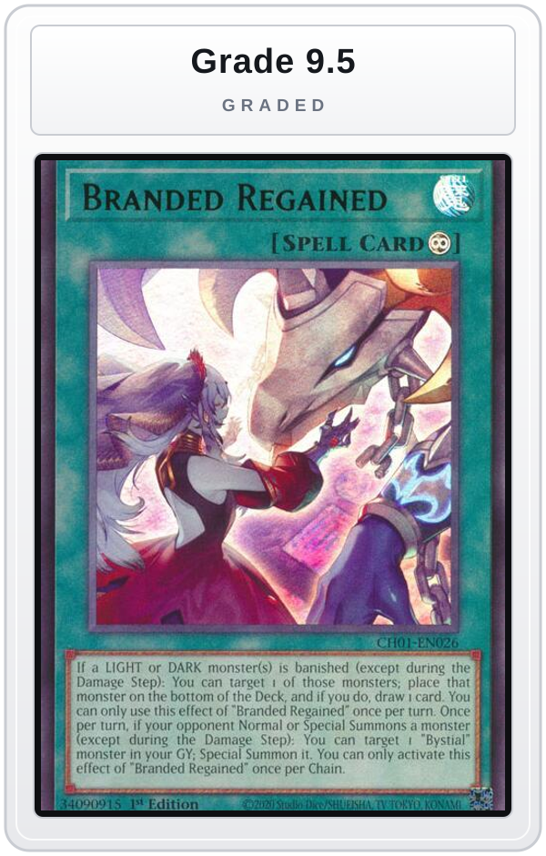 Graded - Branded Regained — Grade 9.5 graded overlay
