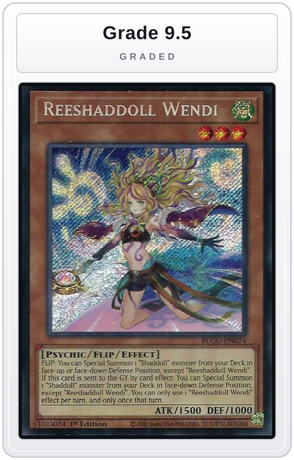 Graded - Reeshaddoll Wendi — Grade 9.5 graded overlay
