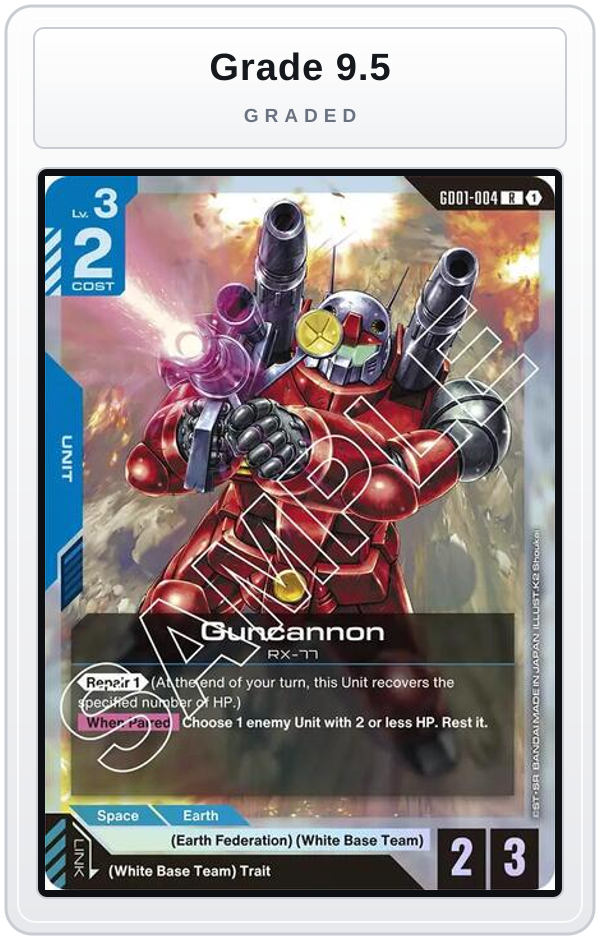 Graded - Guncannon — Grade 9.5 graded overlay