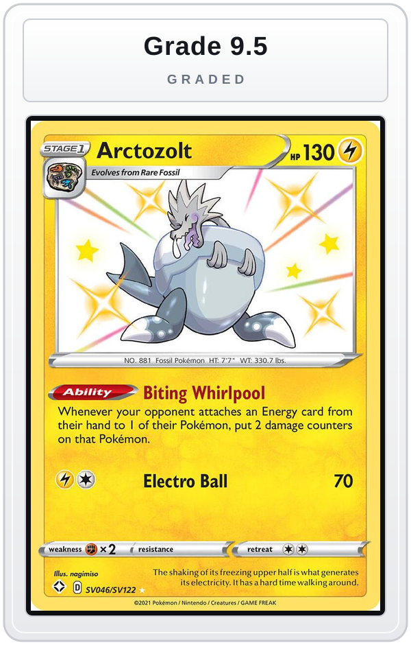 Graded - Arctozolt — Grade 9.5 graded overlay