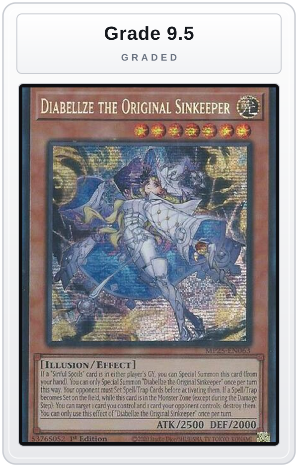 Graded - Diabellze the Original Sinkeeper — Grade 9.5 graded overlay