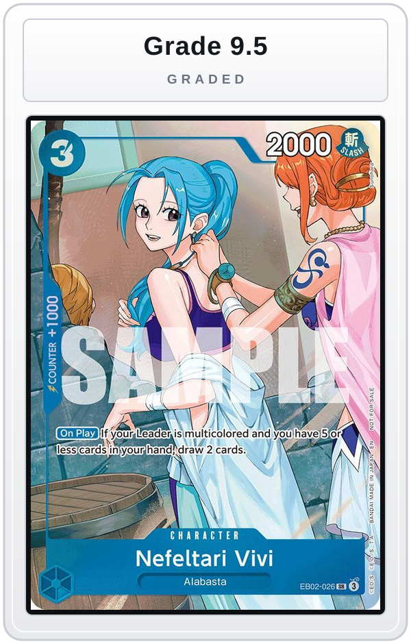 Graded - Nefeltari Vivi - EB02-026 — Grade 9.5 graded overlay