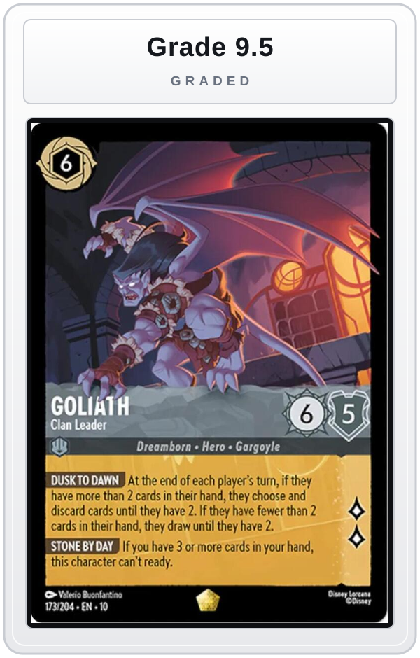 Graded - Goliath - Clan Leader — Grade 9.5 graded overlay