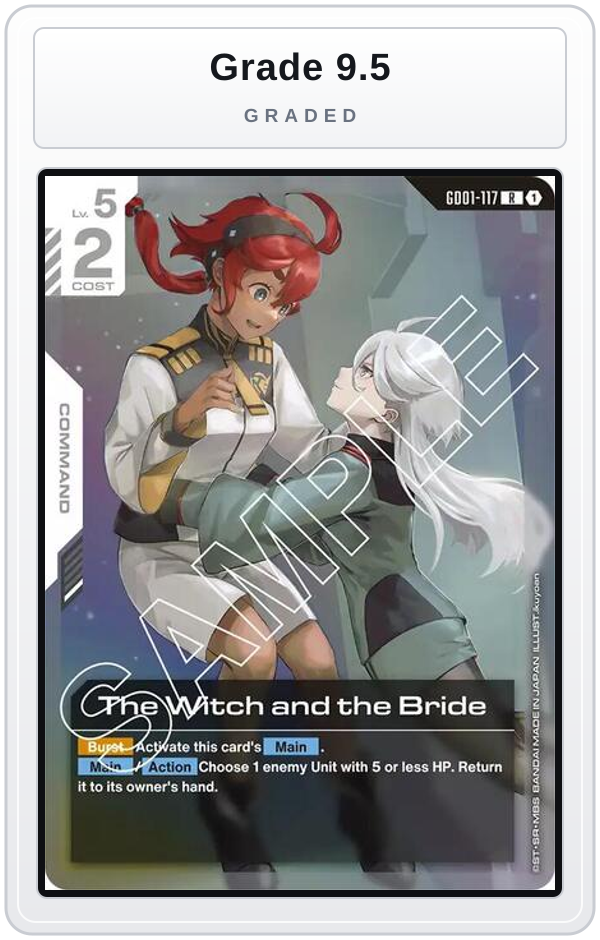Graded - The Witch and the Bride — Grade 9.5 graded overlay