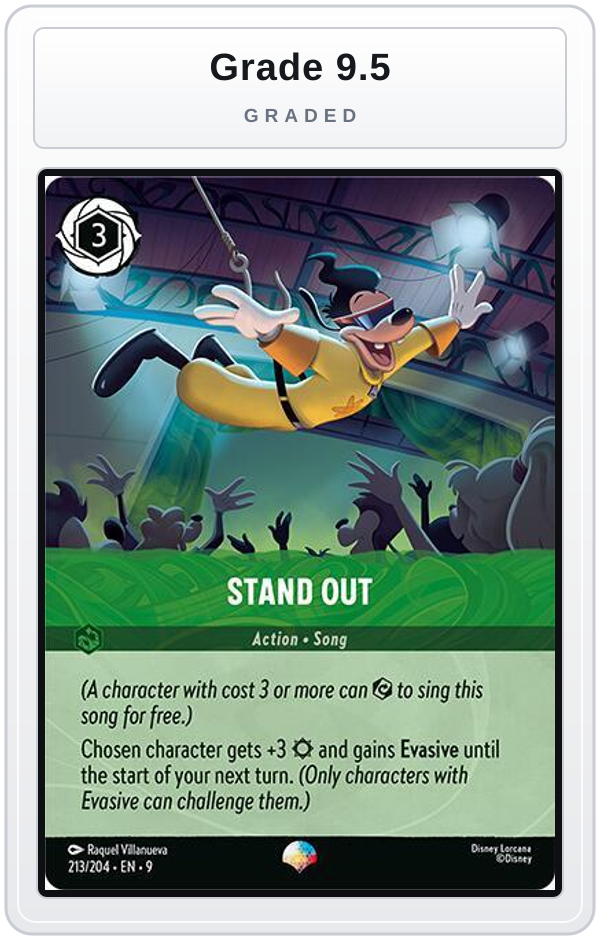Graded - Stand Out (Epic) — Grade 9.5 graded overlay