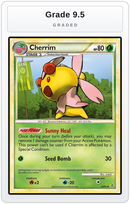 Graded - Cherrim — Grade 9.5 graded overlay