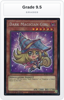 Graded - Dark Magician Girl — Grade 9.5 graded overlay