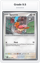 Graded - Spearow - 102/132 — Grade 9.5 graded overlay