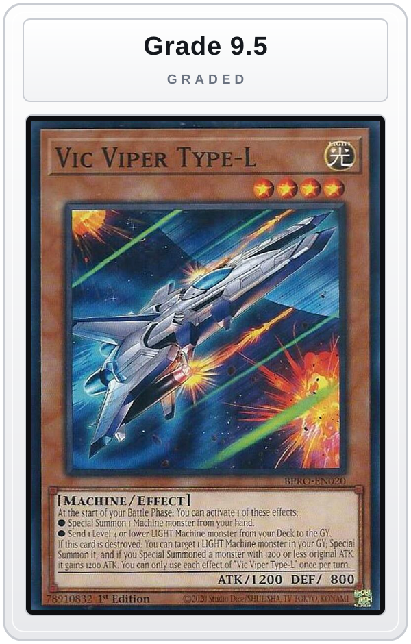 Graded - Vic Viper Type-L — Grade 9.5 graded overlay