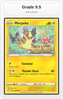 Graded - Morpeko (035) — Grade 9.5 graded overlay
