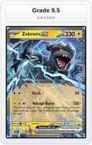 Graded - Zekrom ex — Grade 9.5 graded overlay