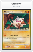 Graded - Mankey — Grade 9.5 graded overlay