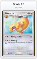 Graded - Bibarel — Grade 9.5 graded overlay