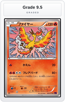 Graded - Moltres — Grade 9.5 graded overlay
