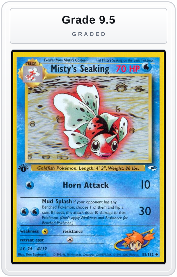 Graded - Misty's Seaking — Grade 9.5 graded overlay