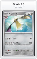 Graded - Aegislash — Grade 9.5 graded overlay