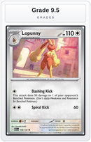 Graded - Lopunny — Grade 9.5 graded overlay