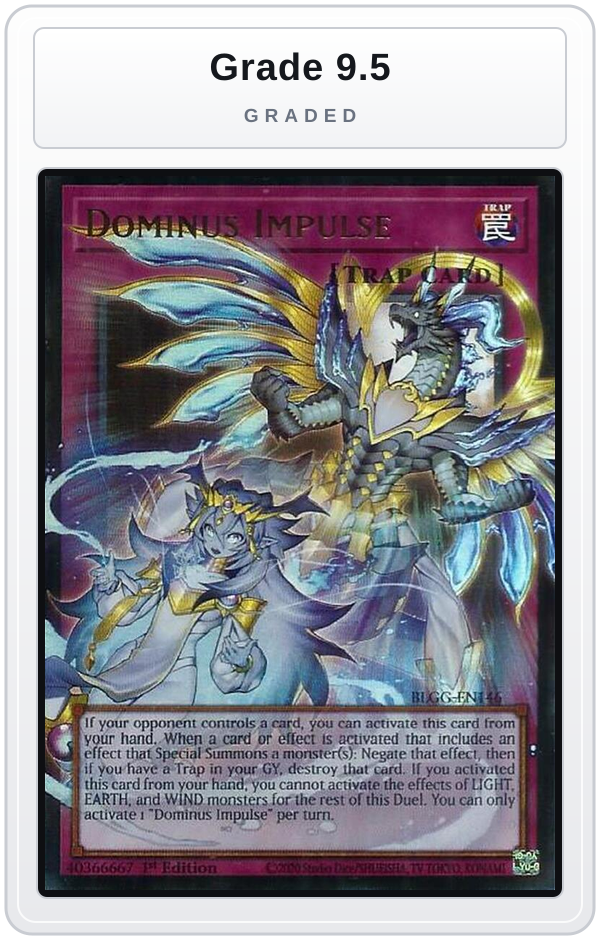 Graded - Dominus Impulse — Grade 9.5 graded overlay