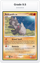 Graded - Relicanth — Grade 9.5 graded overlay