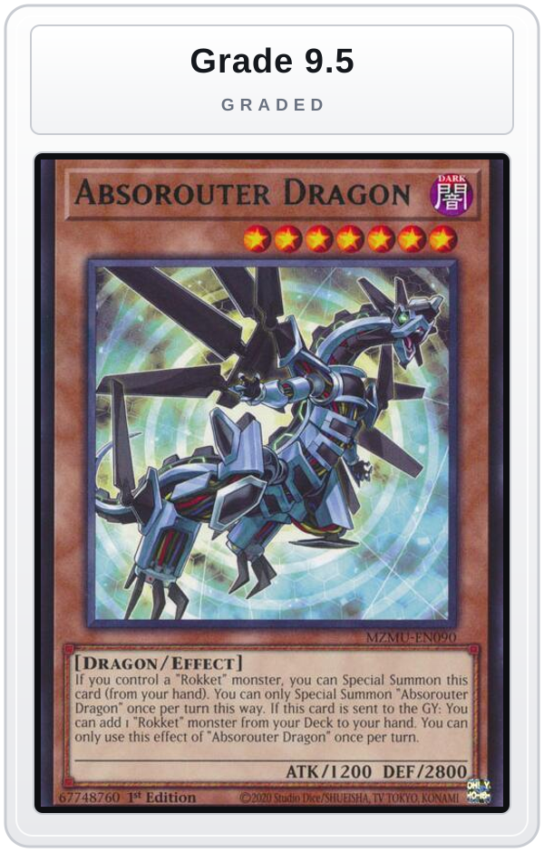 Graded - Absorouter Dragon — Grade 9.5 graded overlay