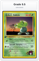 Graded - Erika's Oddish (78) — Grade 9.5 graded overlay