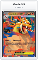 Graded - Mega Charizard Y ex - 022/217 — Grade 9.5 graded overlay