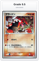 Graded - Groudon — Grade 9.5 graded overlay