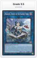 Graded - Rahamu, Envoy of the Sacred Tome — Grade 9.5 graded overlay