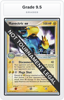 Graded - Manectric ex - 2006 (Jason Klaczynski) — Grade 9.5 graded overlay