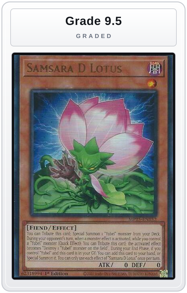 Graded - Samsara D Lotus — Grade 9.5 graded overlay