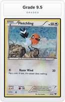 Graded - Fletchling - 11/12 — Grade 9.5 graded overlay