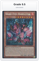 Graded - Snake-Eyes Diabellstar — Grade 9.5 graded overlay
