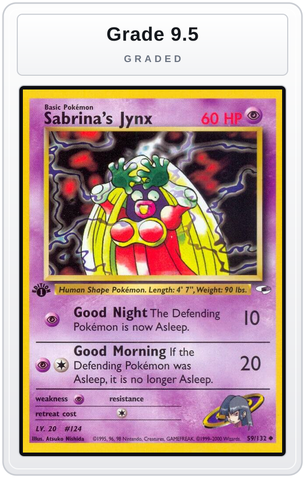 Graded - Sabrina's Jynx — Grade 9.5 graded overlay