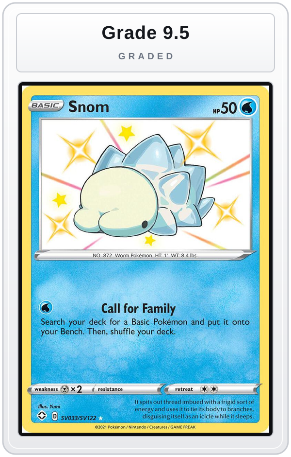 Graded - Snom — Grade 9.5 graded overlay