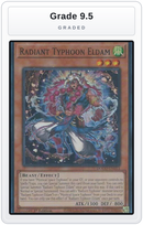 Graded - Radiant Typhoon Eldam — Grade 9.5 graded overlay