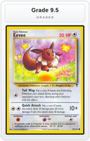 Graded - Eevee — Grade 9.5 graded overlay