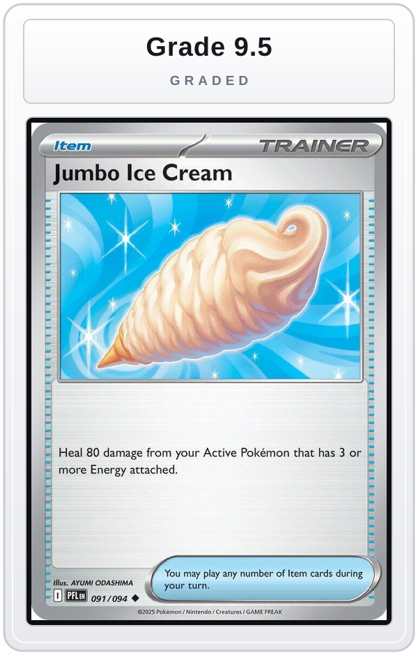 Graded - Jumbo Ice Cream — Grade 9.5 graded overlay