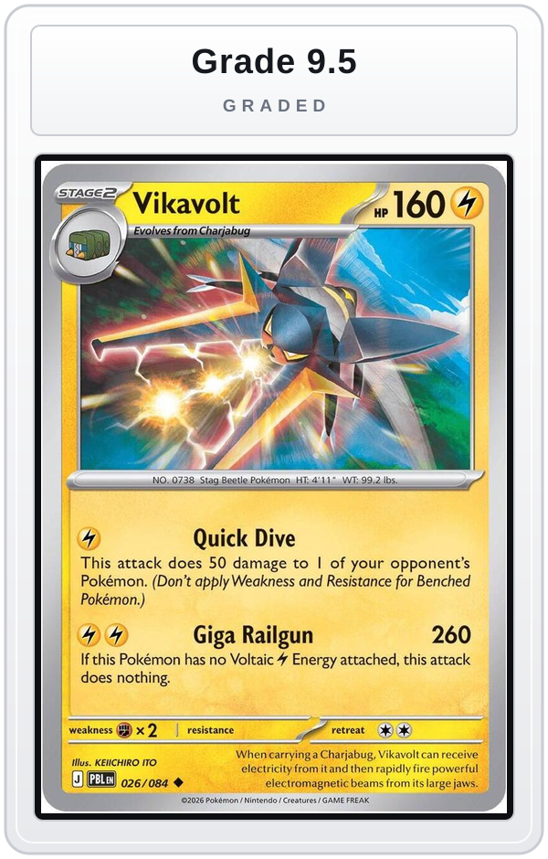 Graded - Vikavolt — Grade 9.5 graded overlay