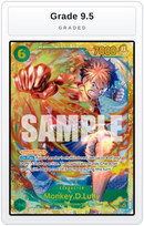 Graded - Monkey.D.Luffy (118) — Grade 9.5 graded overlay