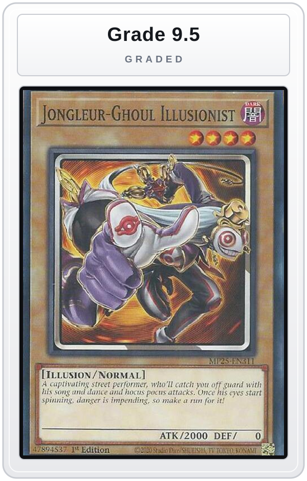 Graded - Jongleur-Ghoul Illusionist — Grade 9.5 graded overlay